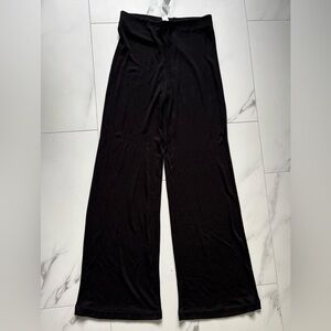Zara Black High Rise Palazzo Pants